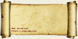 Georgina Nešković vizit kartica